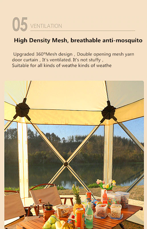 Cheap Goat Tents Portable Folding Mesh Tent Outdoor Free Canopy Mosquito Proof Camping Thickened Explosion