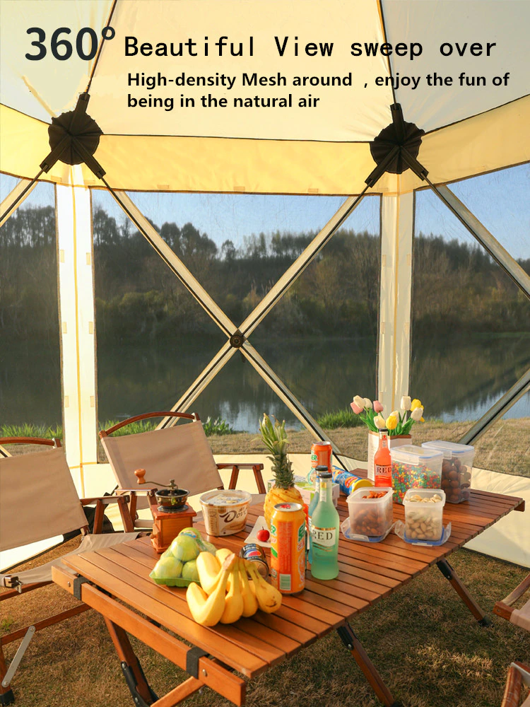 Cheap Goat Tents Portable Folding Mesh Tent Outdoor Free Canopy Mosquito Proof Camping Thickened Explosion