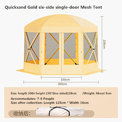 Cheap Goat Tents Portable Folding Mesh Tent Outdoor Free Canopy Mosquito Proof Camping Thickened Explosion