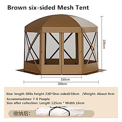 Cheap Goat Tents Portable Folding Mesh Tent Outdoor Free Canopy Mosquito Proof Camping Thickened Explosion