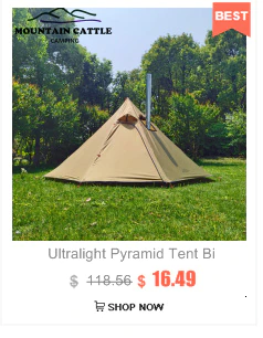 Cheap Goat Tents Ultralight Inside Pyramid Tent Rodless Camping Teepee Inside Tent Outdoor Portable Backpacking Summer Mesh Tent 220*85*140cm