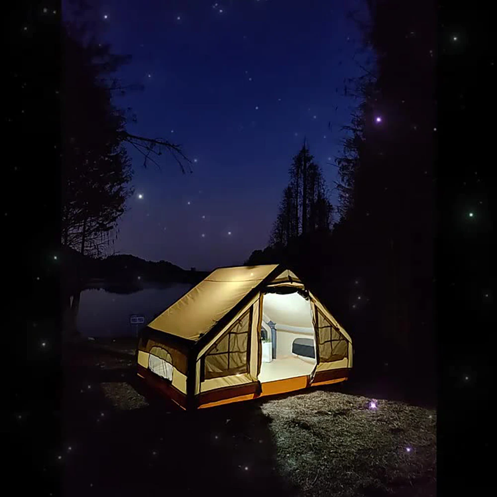 Cheap Goat Tents Waterproof Large Inflatable Tent Oxford Pvc Camping Tent For Fishing Hiking Camping Backpacking 5