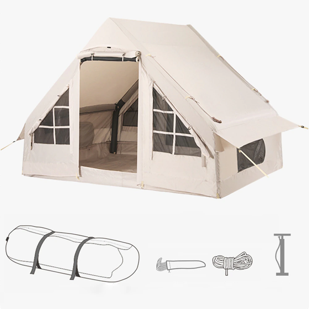 Cheap Goat Tents Waterproof Large Inflatable Tent Oxford Pvc Camping Tent For Fishing Hiking Camping Backpacking 5