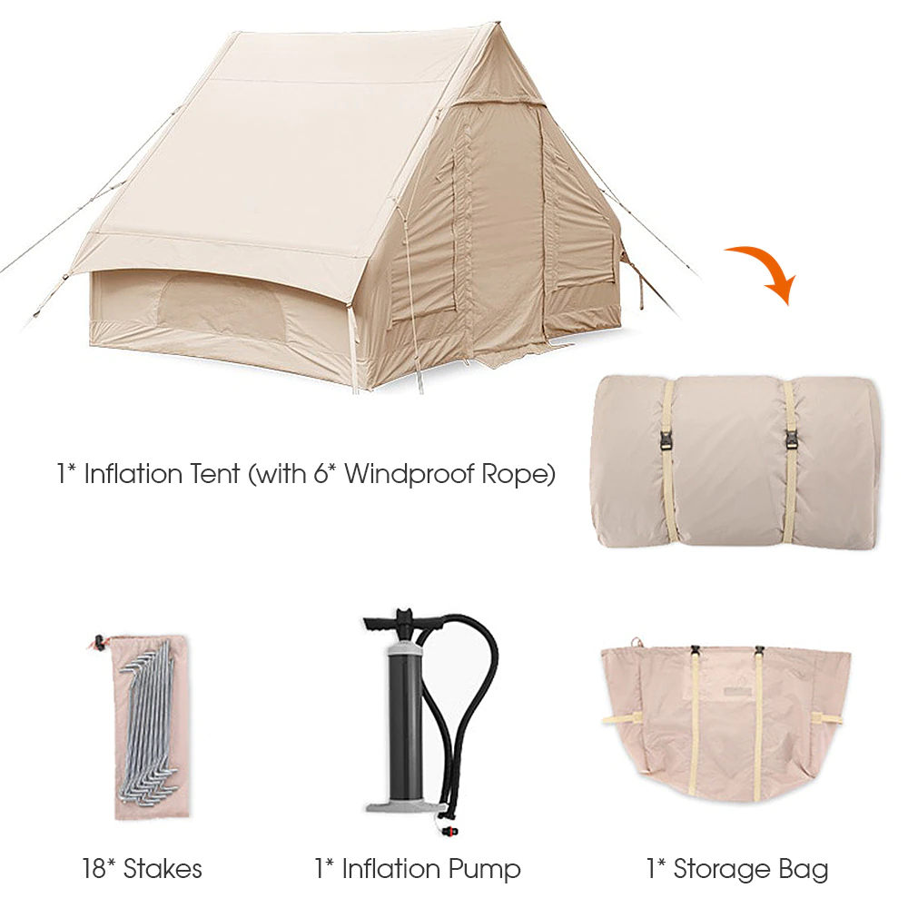 Cheap Goat Tents Waterproof Large Inflatable Tent Oxford Pvc Camping Tent For Fishing Hiking Camping Backpacking 5