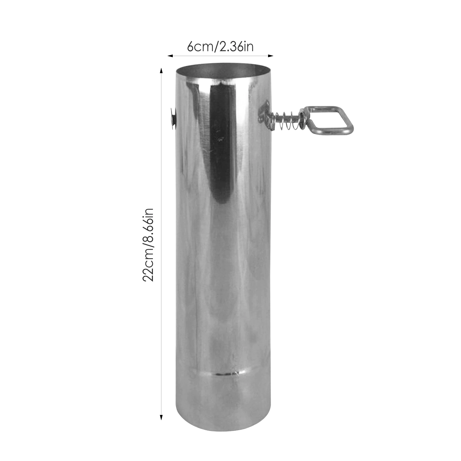 Cheap Goat Tents Woodstove Pipes Outdoor Chimney Straight Pipe Adjustable Stainless Steel Camp Stove Pipes Camping Hiking Stoves Anti