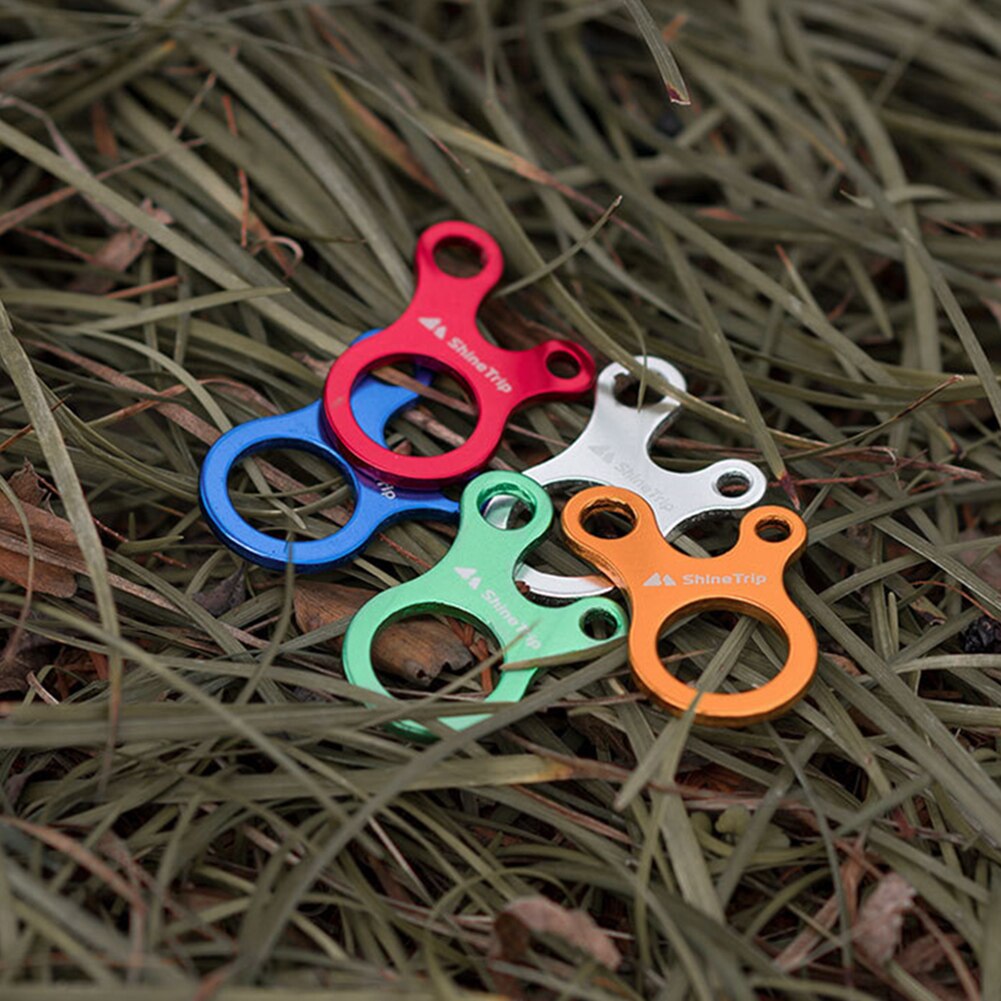 Cheap Goat Tents 10pcs Camping Tent Rope Buckles 3 Hole Aluminium Alloy Parachute Cord Rope Tensioner Fastener Tightening Adjustable Buckles