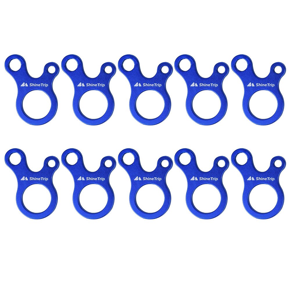 Cheap Goat Tents 10pcs Camping Tent Rope Buckles 3 Hole Aluminium Alloy Parachute Cord Rope Tensioner Fastener Tightening Adjustable Buckles