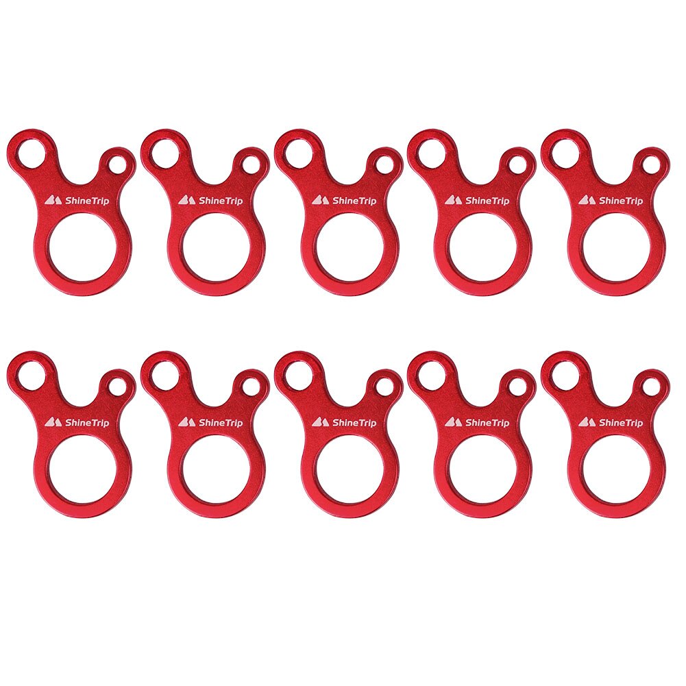 Cheap Goat Tents 10pcs Camping Tent Rope Buckles 3 Hole Aluminium Alloy Parachute Cord Rope Tensioner Fastener Tightening Adjustable Buckles