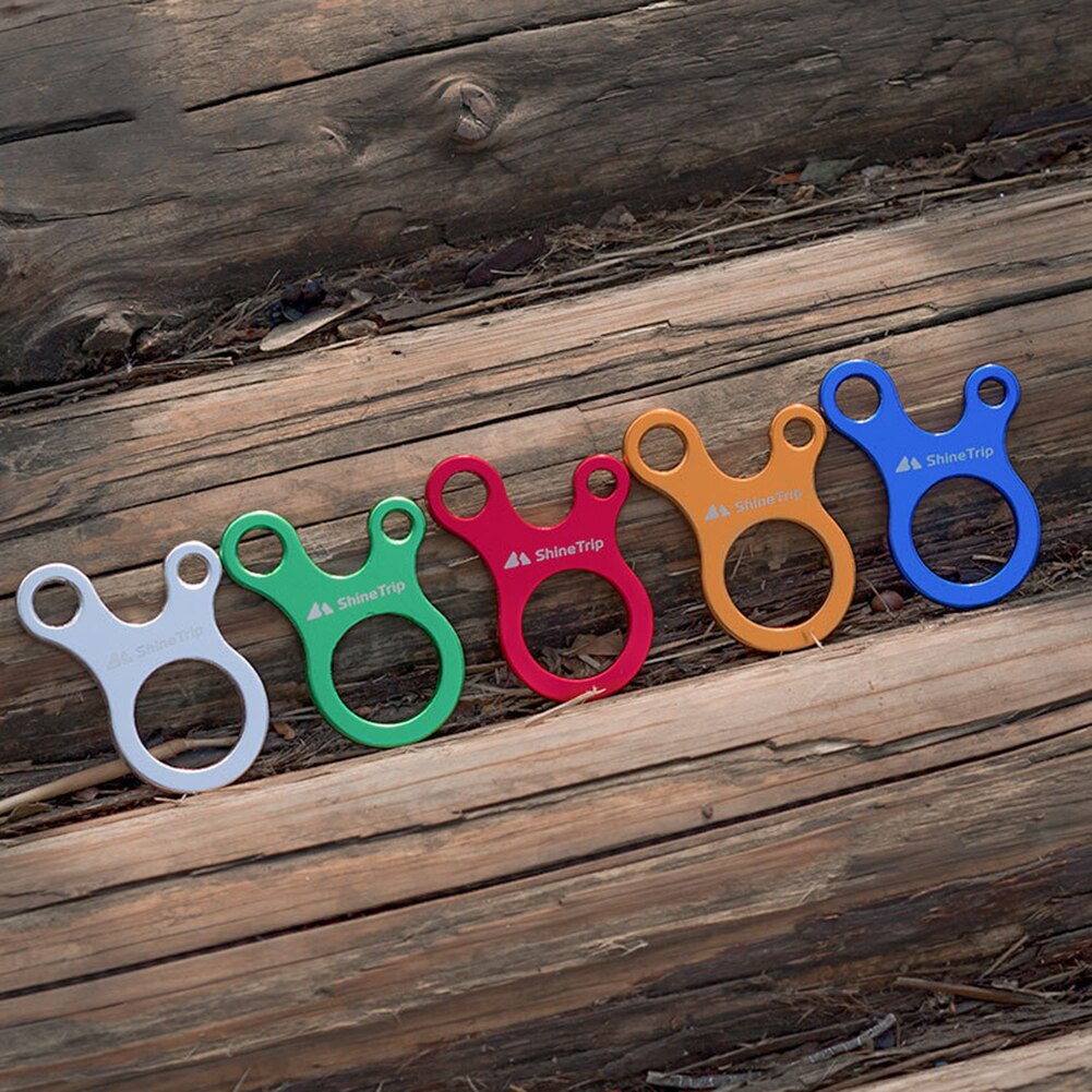 Cheap Goat Tents 10pcs Camping Tent Rope Buckles 3 Hole Aluminium Alloy Parachute Cord Rope Tensioner Fastener Tightening Adjustable Buckles