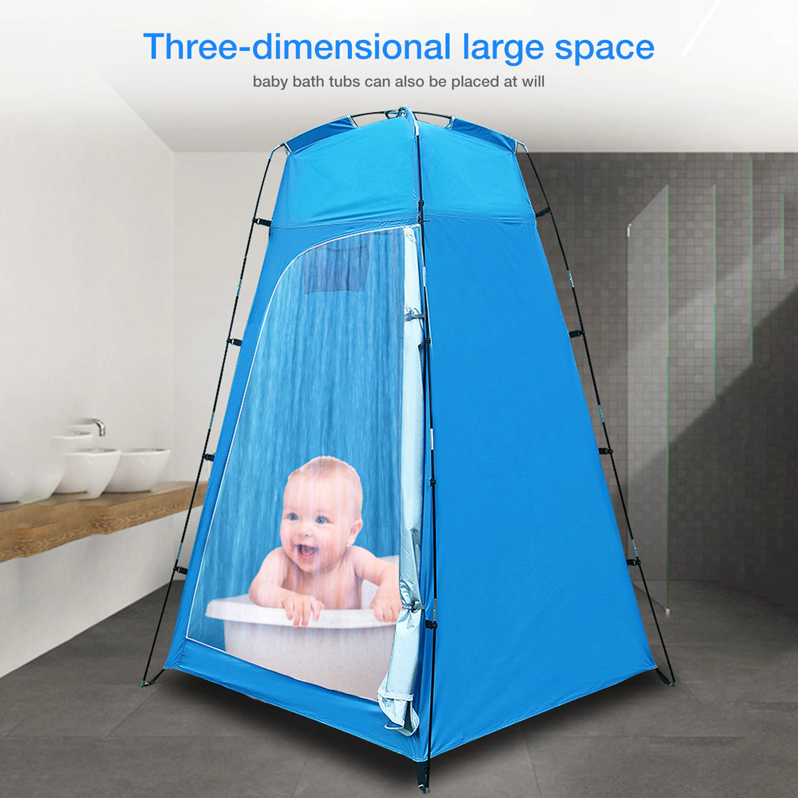Cheap Goat Tents 130*130*210cm Portable Tent Waterproof Uv Sun Camping Beach Shower Changing Room Shelter Tent Camping Beach Shower Changing Room