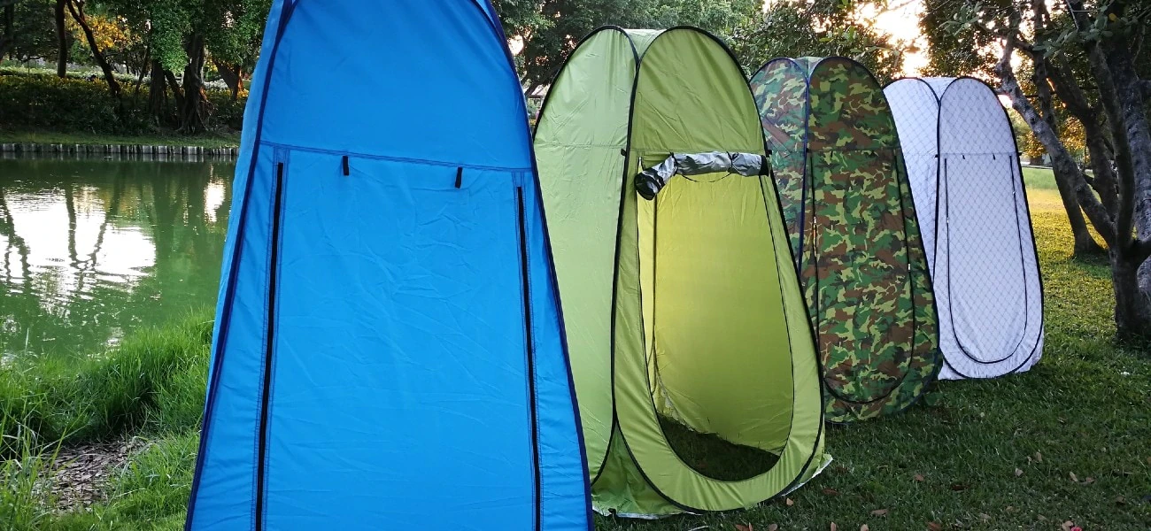 Cheap Goat Tents 150x150x190cm Automatic Shower Toilet Tent Camping For Shower And Toilet Camping Tent Travel Camping Tent For Beach Sun Shelter