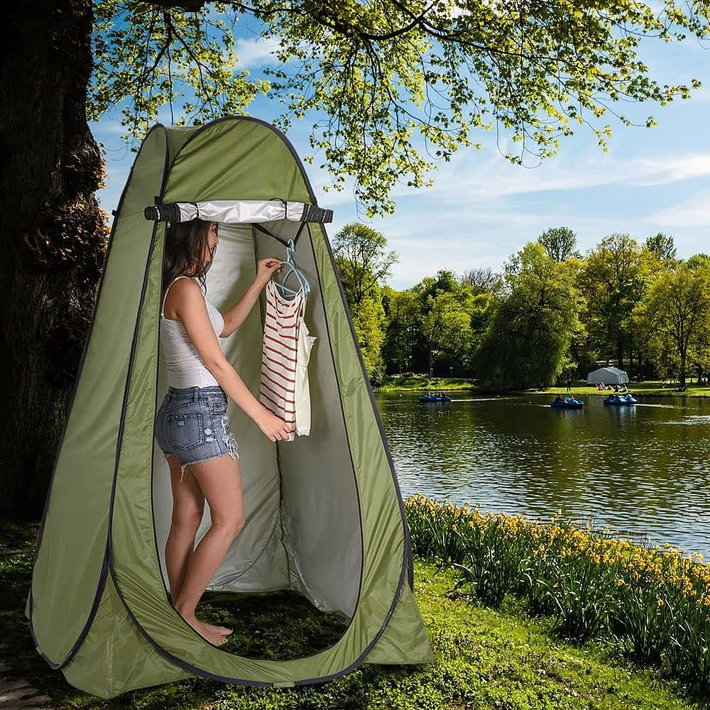 Cheap Goat Tents 150x150x190cm Automatic Shower Toilet Tent Camping For Shower And Toilet Camping Tent Travel Camping Tent For Beach Sun Shelter
