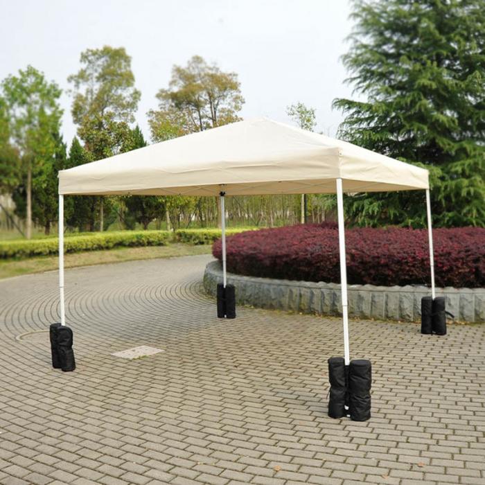 Cheap Goat Tents 1pc Portable Outdoor Camping Windproof Pavilion Tent Fixed Awning Sandbag Marquee Stand Sand Anchor Bag Mc889