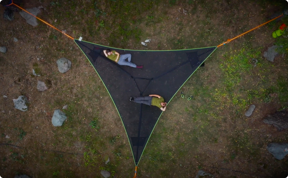 Cheap Goat Tents 1pcs Multi Person Portable Hammock Aerial Mat Convenient Outdoor Camping Sleep Hammock Portable Hanging Bed Mesh Hammock