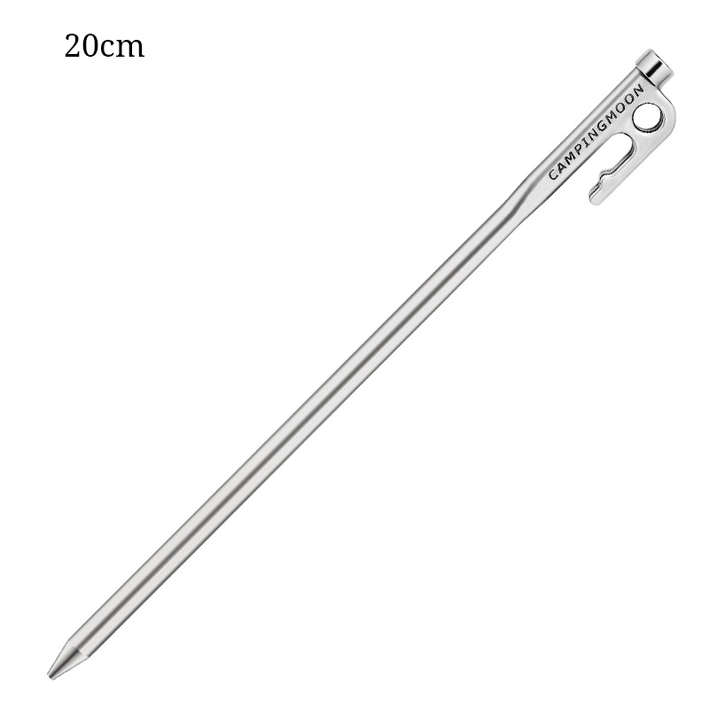 Cheap Goat Tents 1pcs Reinforced Stainless Steel Ground Nail Tent Lengthened And Thickened Camp Nail 420 Steel Forged Camp Nail