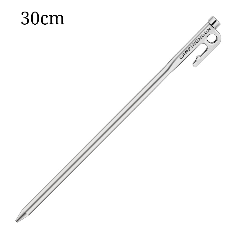 Cheap Goat Tents 1pcs Reinforced Stainless Steel Ground Nail Tent Lengthened And Thickened Camp Nail 420 Steel Forged Camp Nail