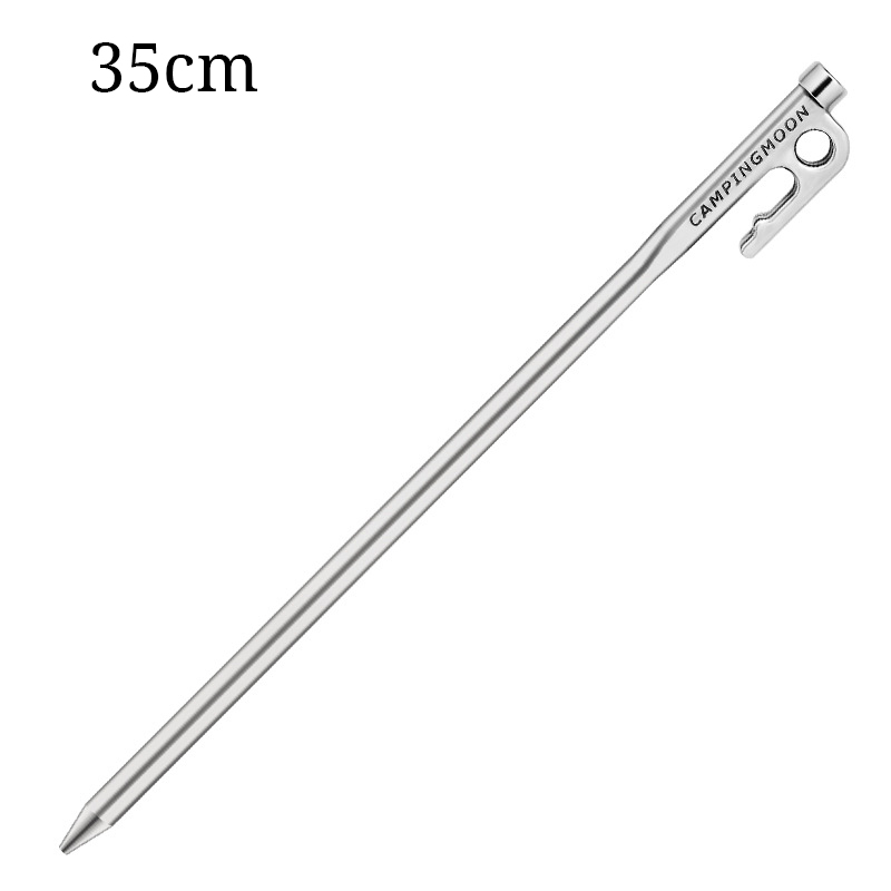 Cheap Goat Tents 1pcs Reinforced Stainless Steel Ground Nail Tent Lengthened And Thickened Camp Nail 420 Steel Forged Camp Nail