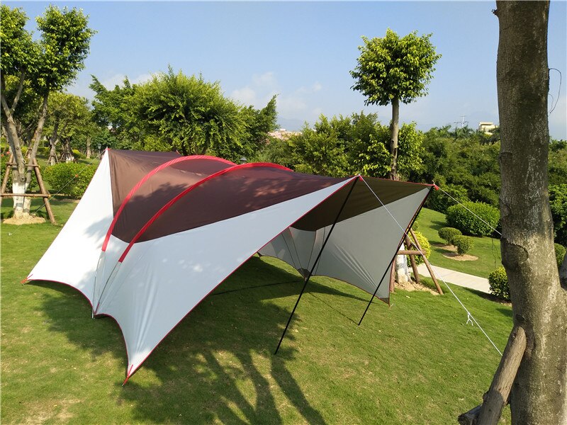 Cheap Goat Tents 2018 Ultralarge Uv 8 10 12 Person Family Base Fishing Travel Sun Shelter Beach Awning Outdoor Pergola Relief Camping Tent