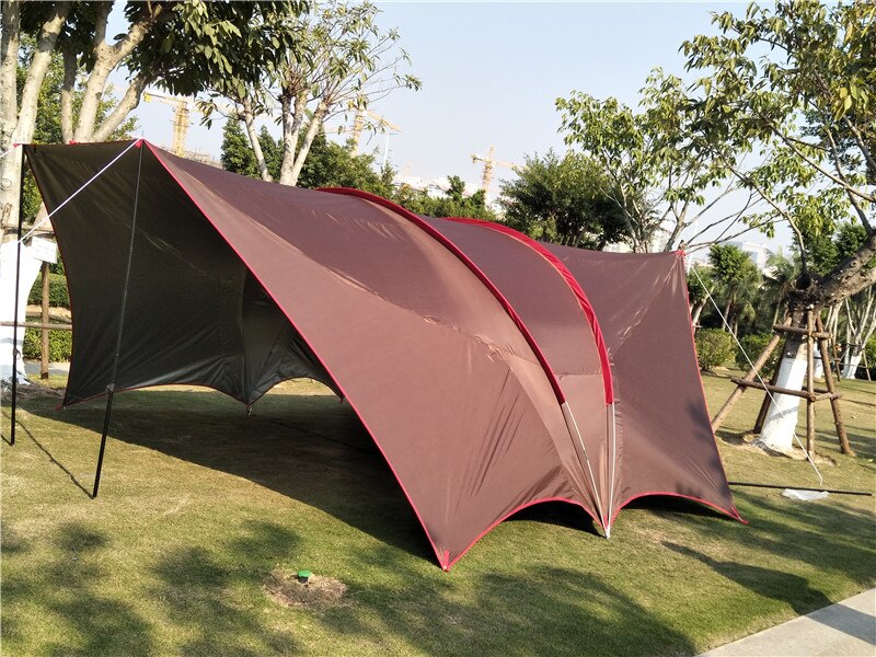 Cheap Goat Tents 2018 Ultralarge Uv 8 10 12 Person Family Base Fishing Travel Sun Shelter Beach Awning Outdoor Pergola Relief Camping Tent