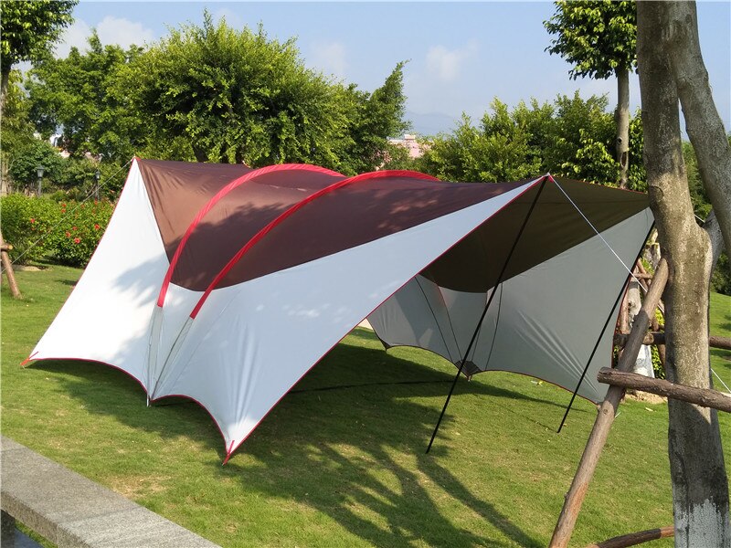 Cheap Goat Tents 2018 Ultralarge Uv 8 10 12 Person Family Base Fishing Travel Sun Shelter Beach Awning Outdoor Pergola Relief Camping Tent