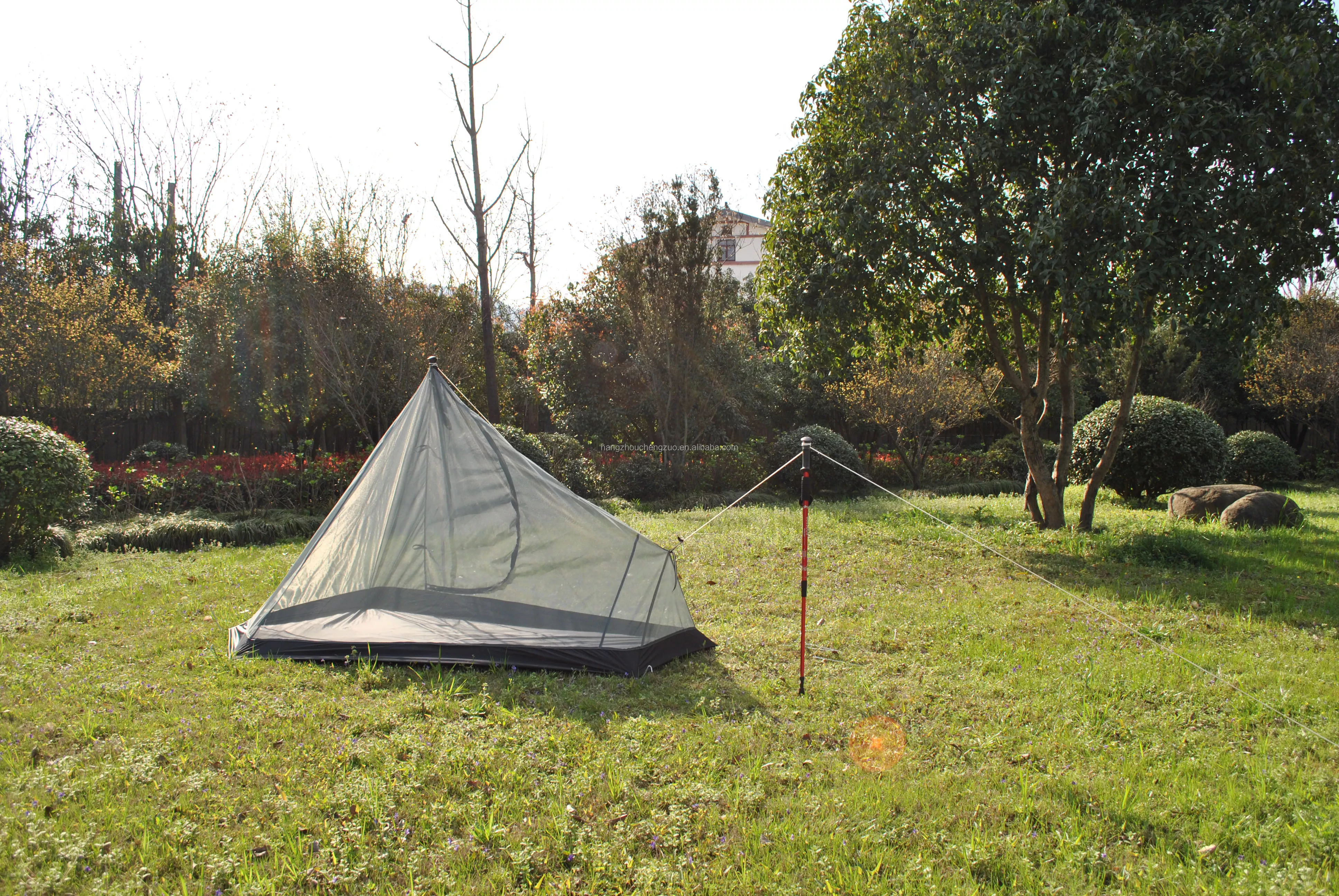 Cheap Goat Tents 20d Silicone Coated Ultralight Tarp Tent, 1 Person Camping Tent, Czx