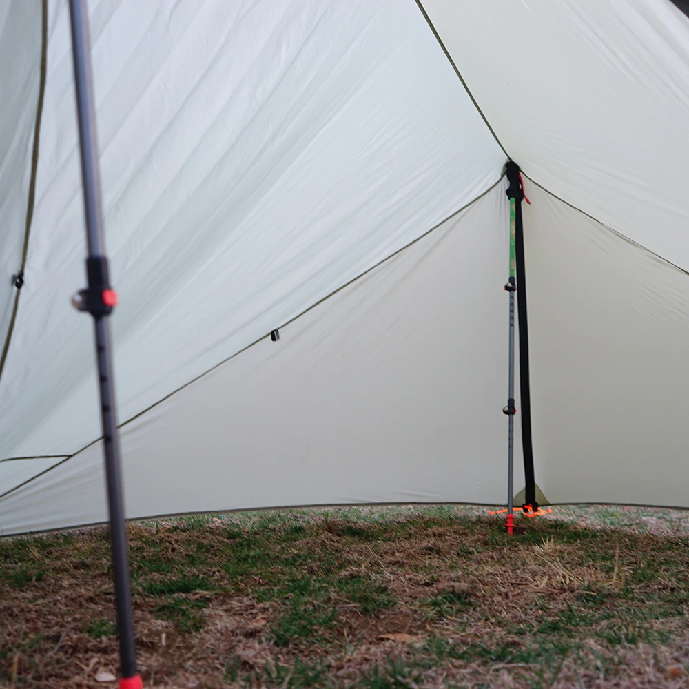 Cheap Goat Tents 20d Silnylon Ultralight Flysheet Outdoor Camping Tent Waterproof Rainfly Backyard Uv Protection Sun Shelter Canopy Trap Autumn
