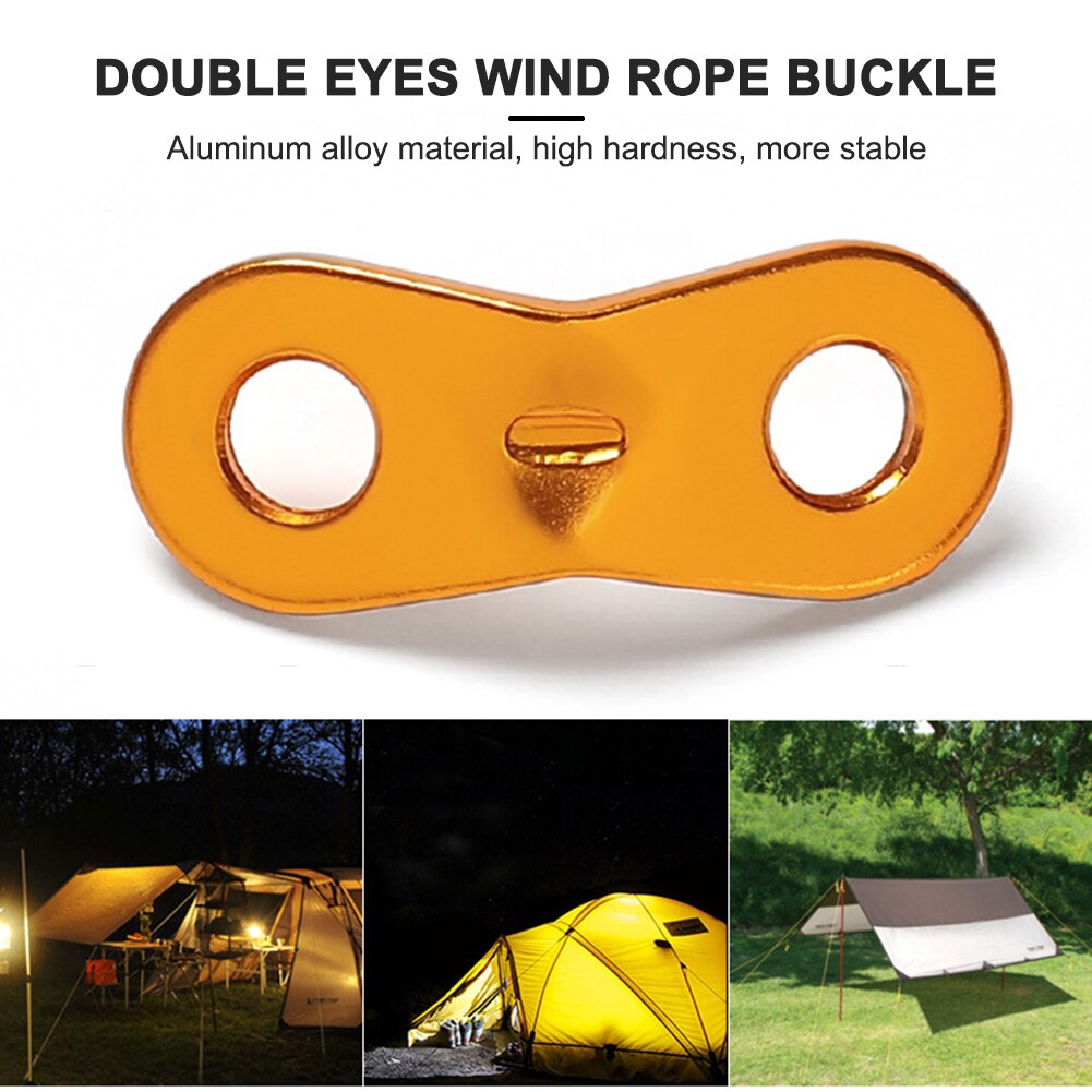 Cheap Goat Tents 20pcs Outdoor Camping Tent Aluminum Rope Paracord Fixed Buckle Fastener Kit