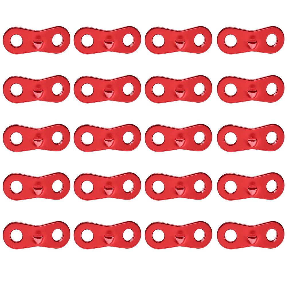 Cheap Goat Tents 20pcs Outdoor Camping Tent Aluminum Rope Paracord Fixed Buckle Fastener Kit
