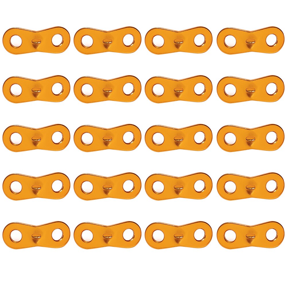 Cheap Goat Tents 20pcs Outdoor Camping Tent Aluminum Rope Paracord Fixed Buckle Fastener Kit