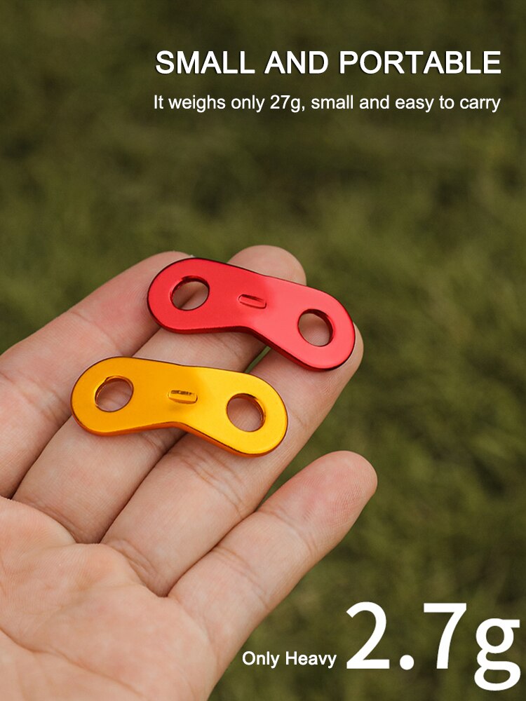 Cheap Goat Tents 20pcs Outdoor Camping Tent Aluminum Rope Paracord Fixed Buckle Fastener Kit