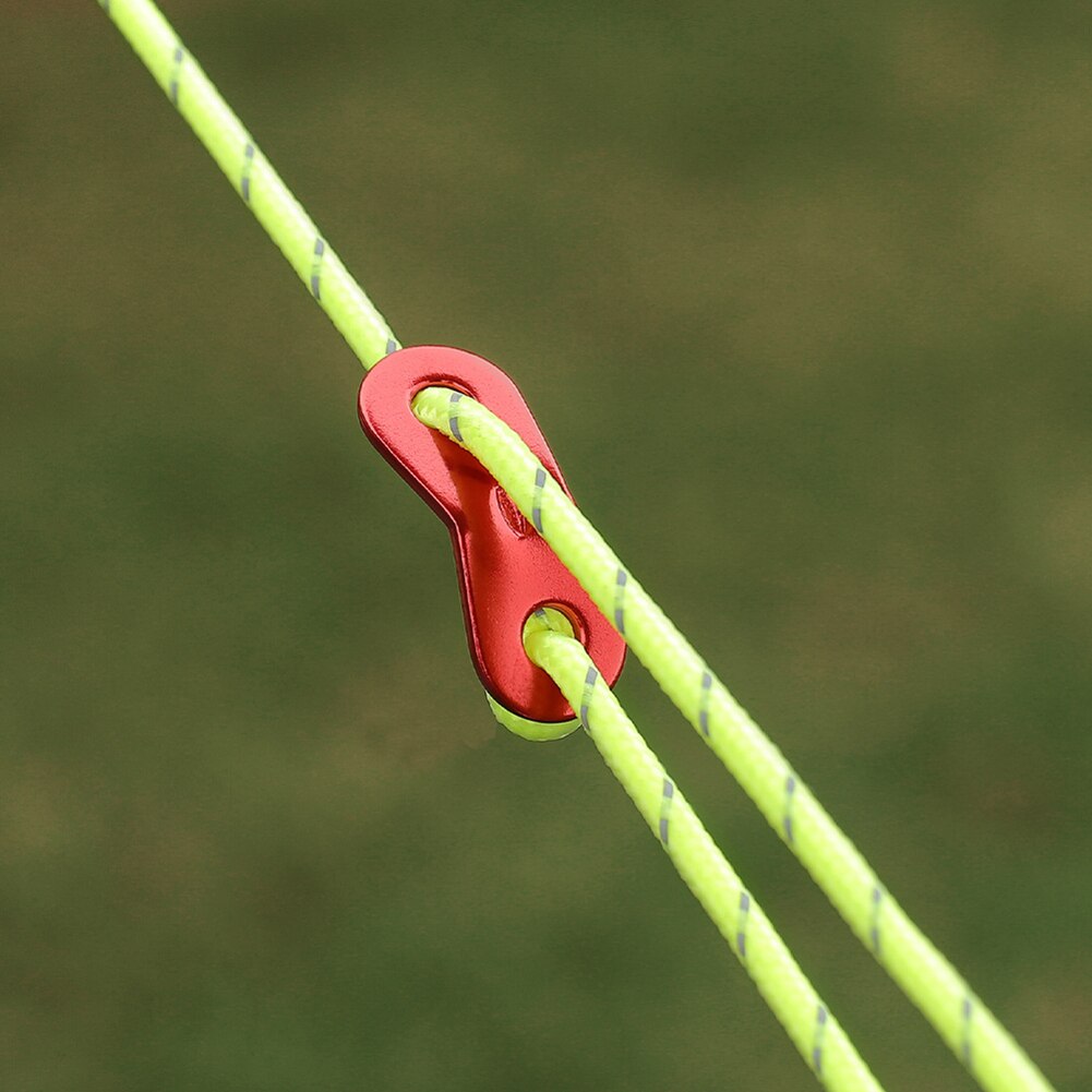 Cheap Goat Tents 20pcs Outdoor Camping Tent Aluminum Rope Paracord Fixed Buckle Fastener Kit