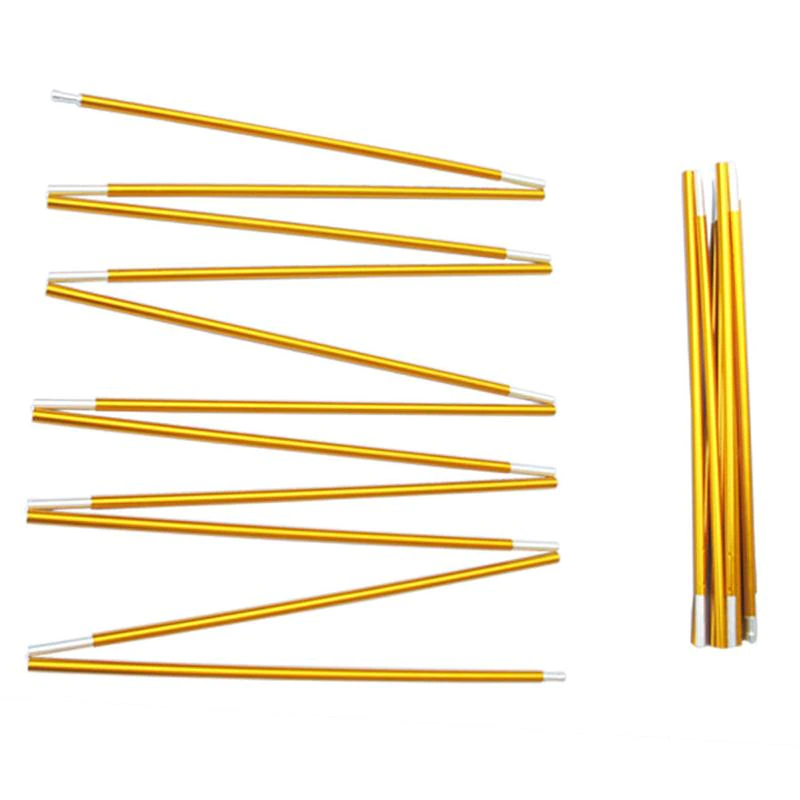 Cheap Goat Tents 2pcs Flexible Tent Canopy Stick Metal Tent Poles Folding Portable Tent Pole For Camping