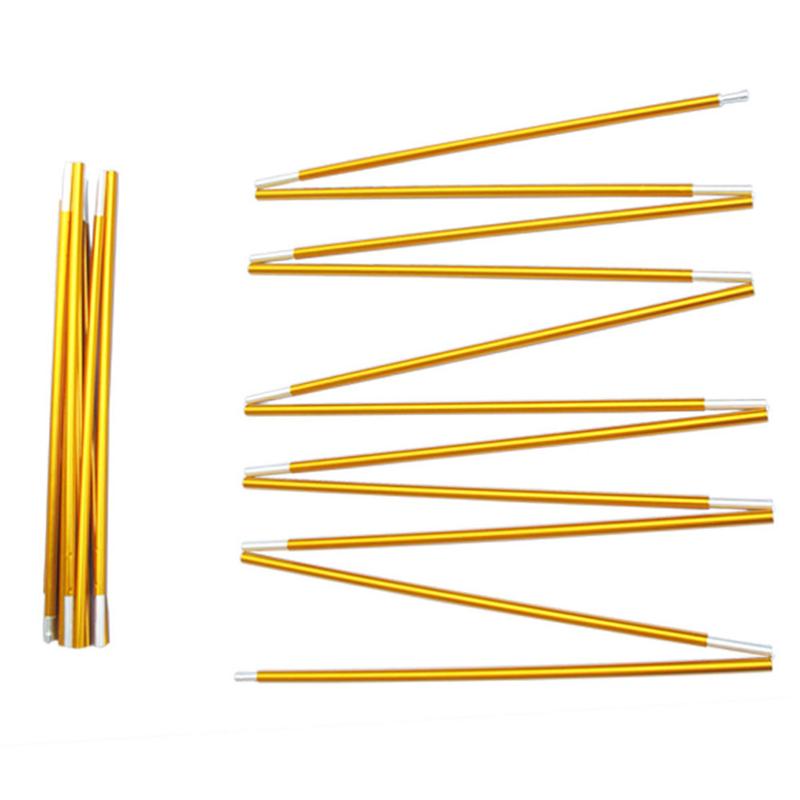 Cheap Goat Tents 2pcs Flexible Tent Canopy Stick Metal Tent Poles Folding Portable Tent Pole For Camping