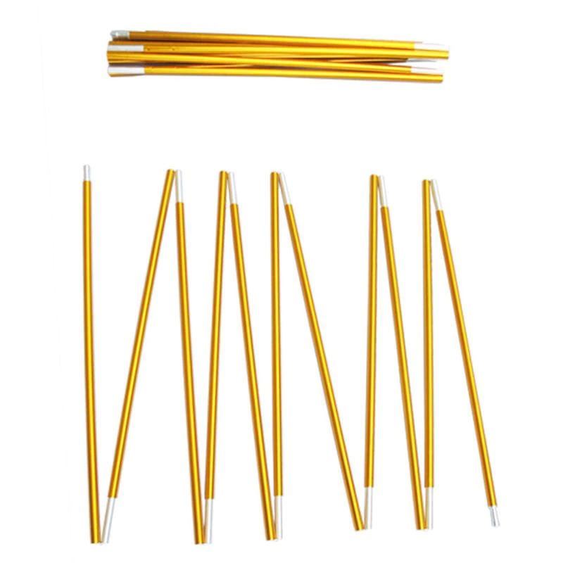 Cheap Goat Tents 2pcs Flexible Tent Canopy Stick Metal Tent Poles Folding Portable Tent Pole For Camping