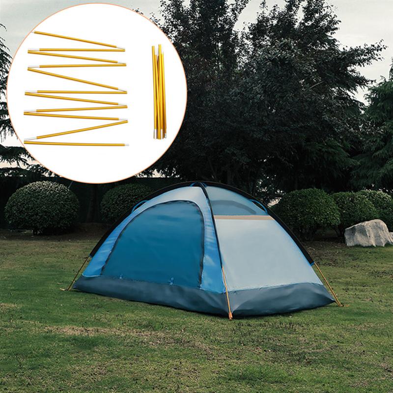Cheap Goat Tents 2pcs Flexible Tent Canopy Stick Metal Tent Poles Folding Portable Tent Pole For Camping