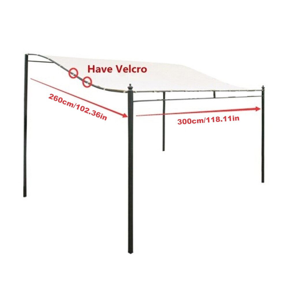 Cheap Goat Tents 300d Canvas Waterproof Tent Roof Garden Winds Replacement Canopy Tent Top Cover Sun Shelter Shade Awning Coating Pergola