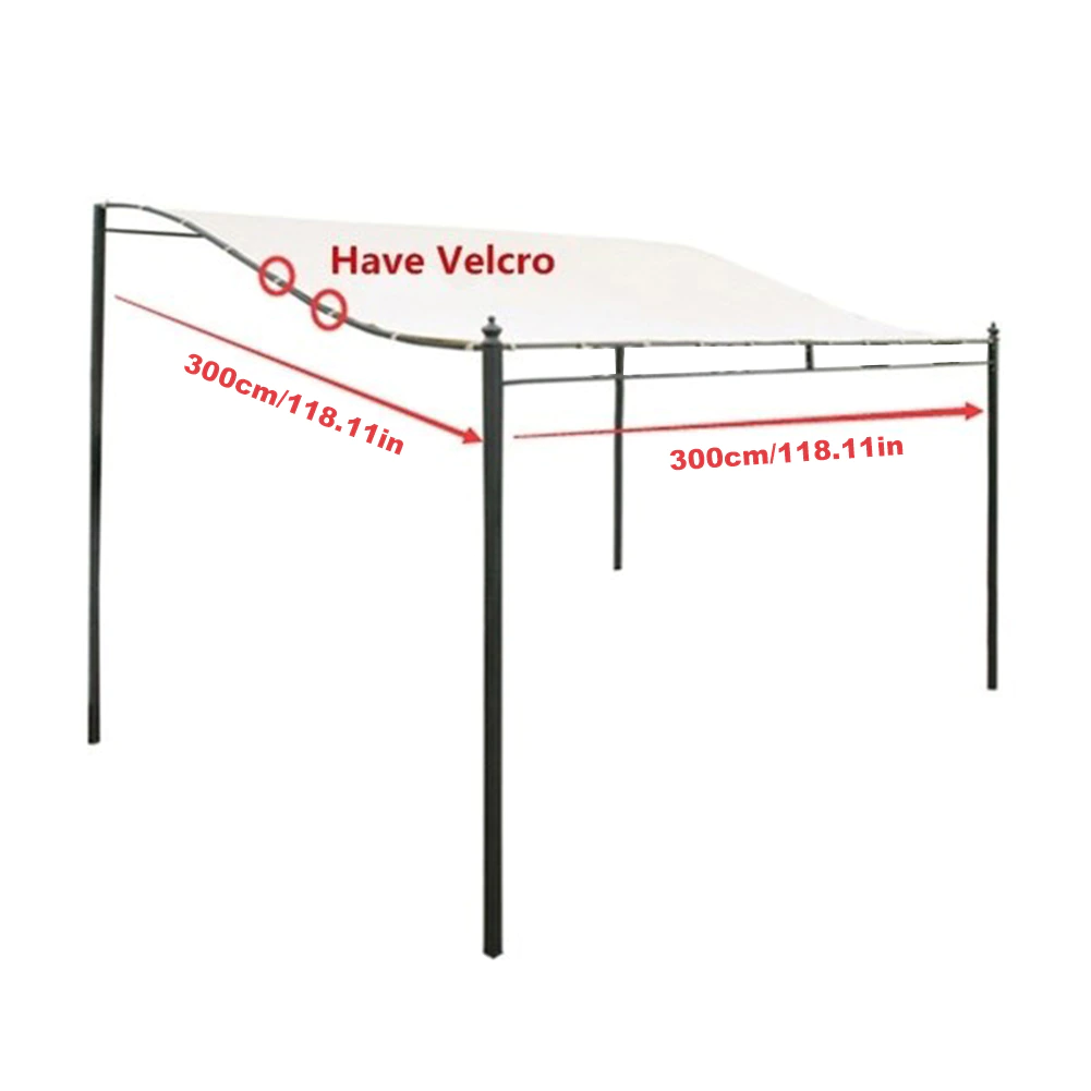 Cheap Goat Tents 300d Canvas Waterproof Tent Roof Garden Winds Replacement Canopy Tent Top Cover Sun Shelter Shade Awning Coating Pergola