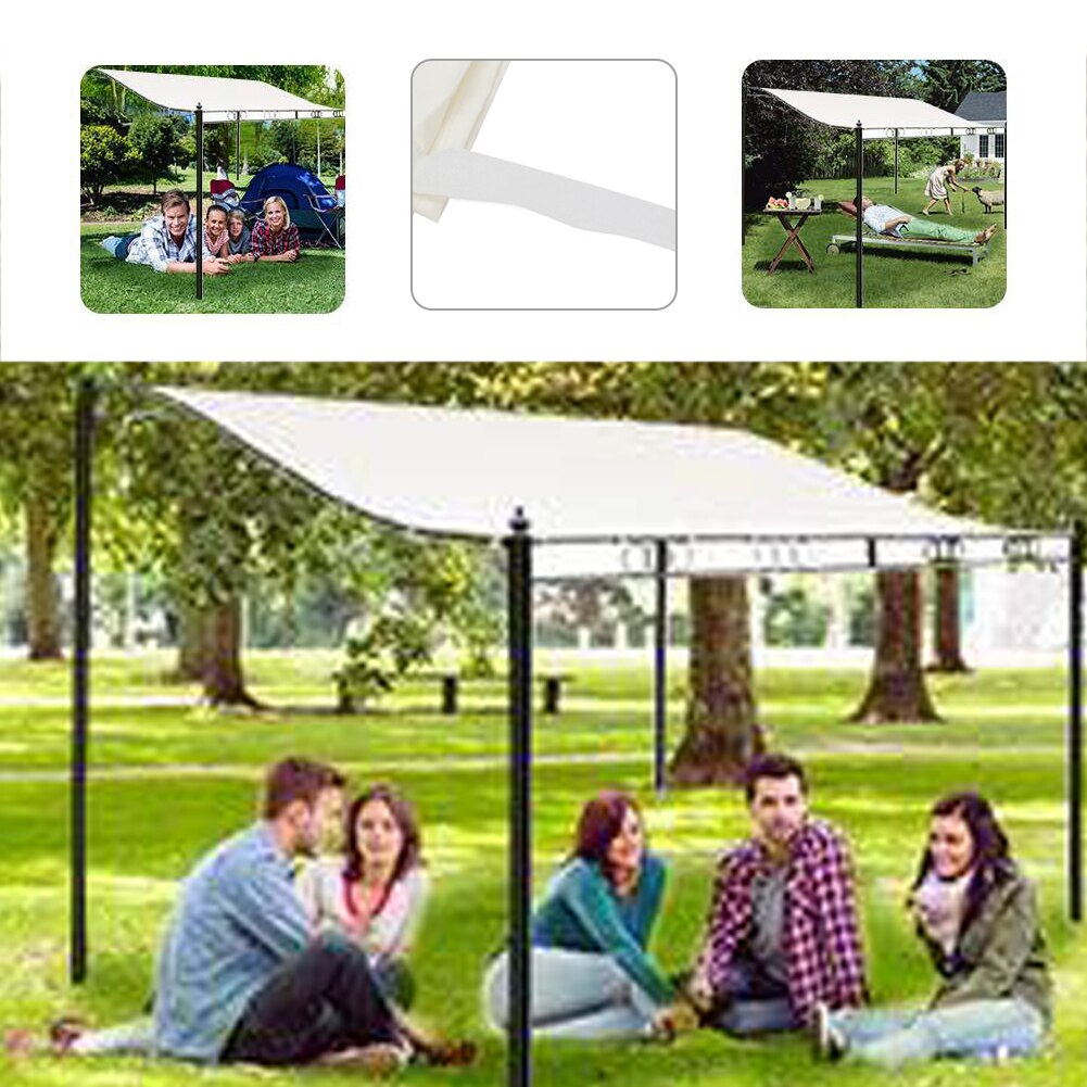 Cheap Goat Tents 300d Canvas Waterproof Tent Roof Garden Winds Replacement Canopy Tent Top Cover Sun Shelter Shade Awning Coating Pergola