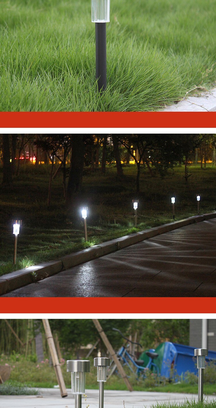 Cheap Goat Tents 31cm Outdoor Camping Solar Rechargeable Tent Light Waterproof Mini Lawn Light Fishing Lighting Led Light Control Sensor Portable