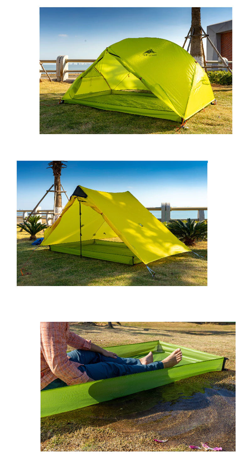 Cheap Goat Tents 3f Ul Gear 15d Coated Silicon 210t Bathtub Footprint Super Light Outdoor Camping Tarp Awning