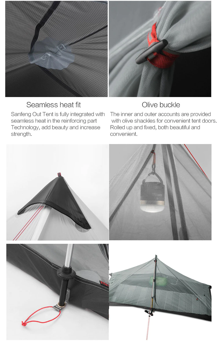 Cheap Goat Tents 3f Ul Gear 2019 Lanshan 2 Rodless Tent 2 Person Professional 15d Silnylon Tent Oudoor Ultralight Camping Tent 3 4 Season Tent