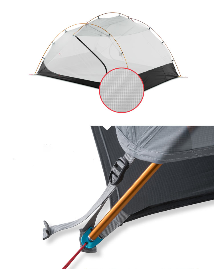 Cheap Goat Tents 3f Ul Gear 3 Person 4 Season 15d Camping Tent Outdoor Ultralight Hiking Backpacking Hunting Waterproof Tents Waterproof Coating