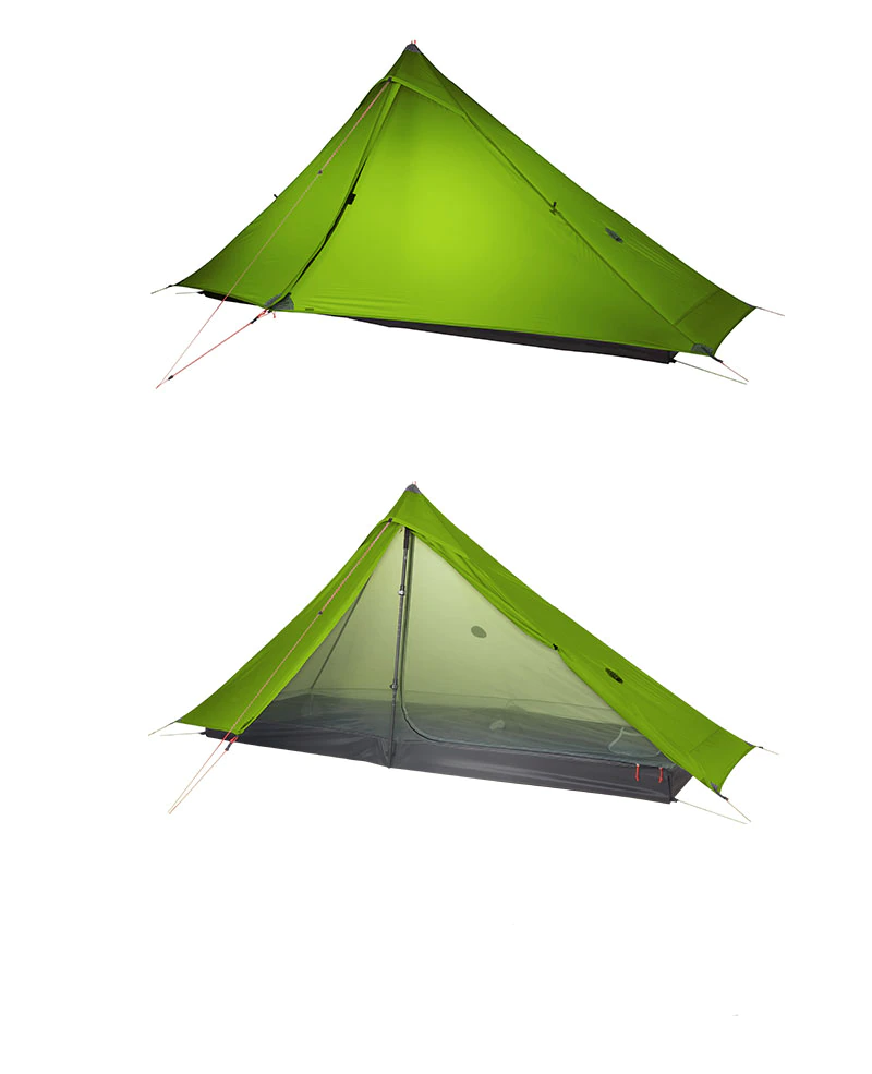 Cheap Goat Tents 3f Ul Gear Lanshan 1 Pro 1 Person Outdoor Ultralight Camping Tent 3 Season Professional 20d Nylon Both Sides Silicon Tent