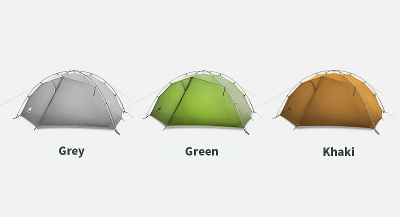 Cheap Goat Tents 3f Ul Gear Tent 2 Persons Windproof And Rainproof Camping Tent 15d Silicone Ultralight Outdoor Hiking Travel Tent With Free Mat