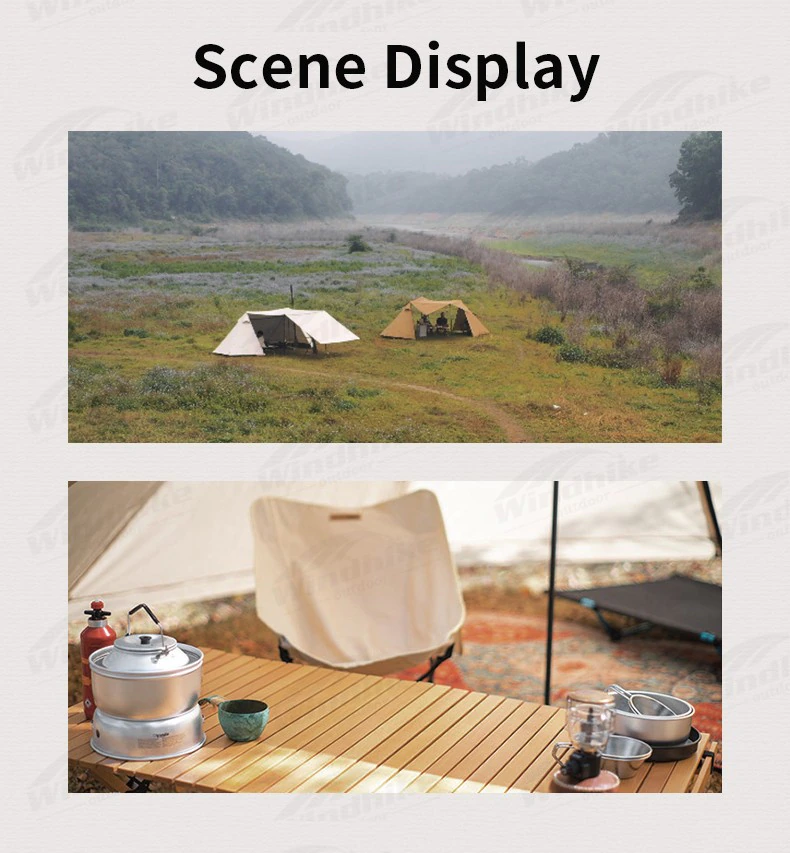 Cheap Goat Tents 3ful Gear Lanshan 4plus M Series Camping Tent 210d Rainproof Windproof 4 Seasons Family Travel Tent Sunshade 1