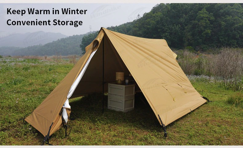 Cheap Goat Tents 3ful Gear Lanshan 4plus M Series Camping Tent 210d Rainproof Windproof 4 Seasons Family Travel Tent Sunshade 1
