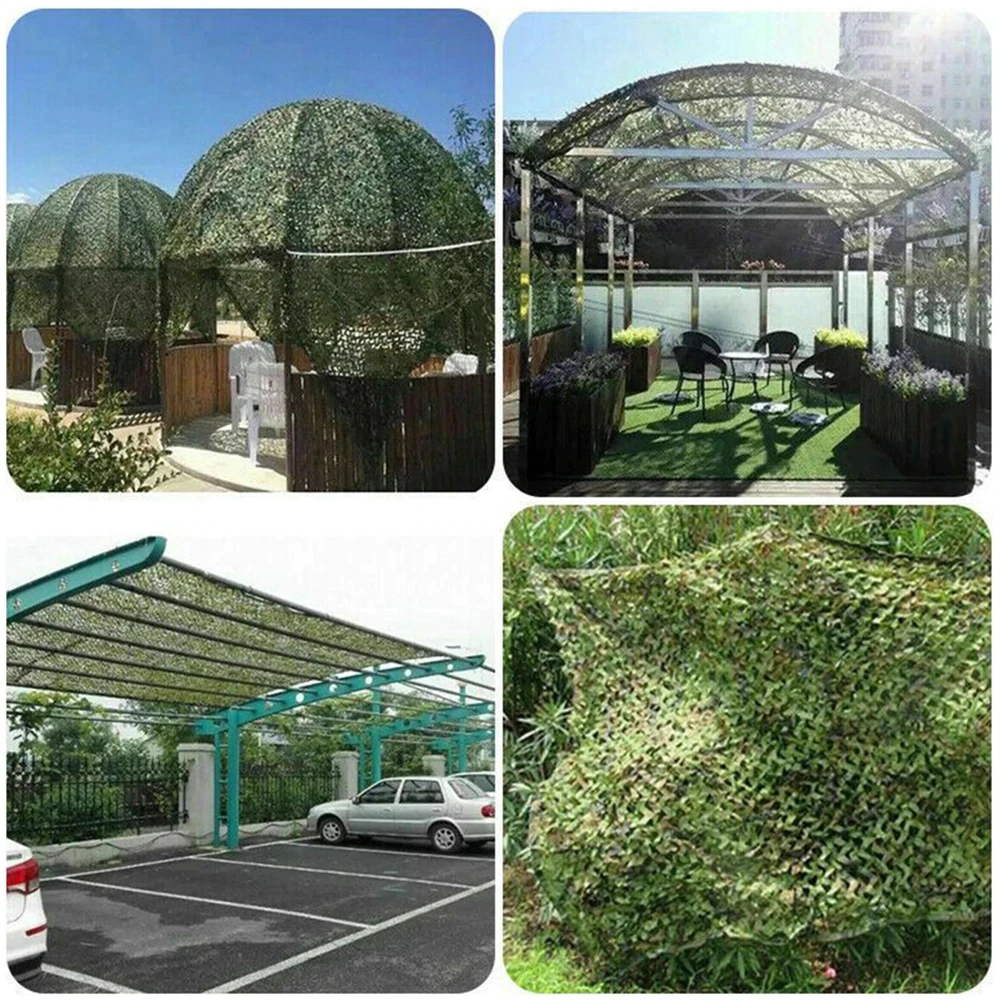 Cheap Goat Tents 4x5m 2x3m Military Camouflage Net Camo Netting Army Nets Shade Mesh Hunting Garden Car Outdoor Camping Sun Shelter Tent