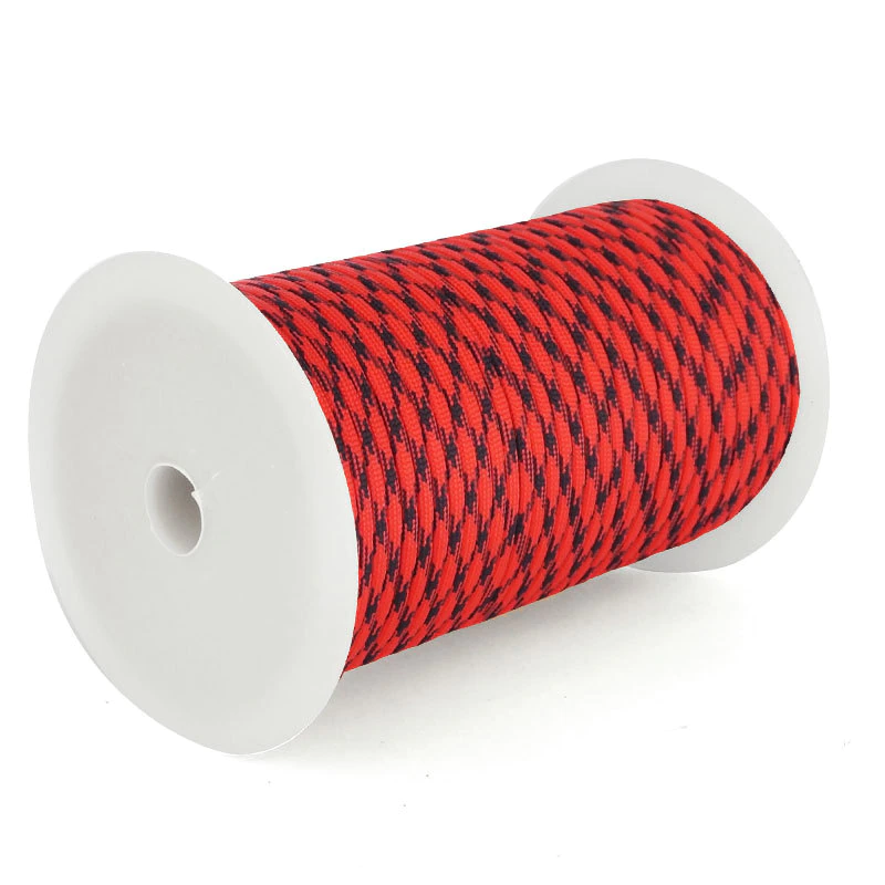 Cheap Goat Tents 550 Military Paracord 7 Strand 4mm 100m (330 Ft) Diy Outdoor Survival Bracelet Belts Tent Rope Camping Parachute Cord Lanyard