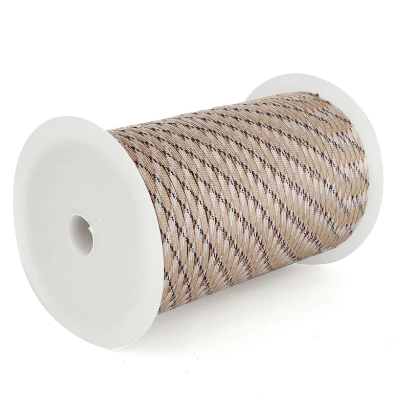Cheap Goat Tents 550 Military Paracord 7 Strand 4mm 100m (330 Ft) Diy Outdoor Survival Bracelet Belts Tent Rope Camping Parachute Cord Lanyard