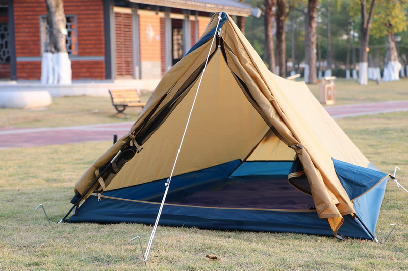 Cheap Goat Tents Alltel 1 Layer Light Weight Outdoor Camping Aluminum Pole Single Person Tent Portable Uv Car Trekking Cycling Waterproof Tent